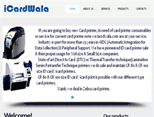 Tablet Screenshot of icardwala.com
